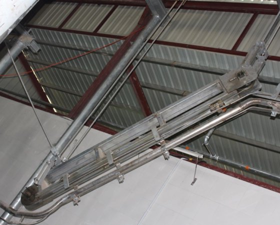 アイドル出血シャックル降下機豚屠殺場設備