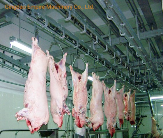 手動搬送レール豚肉屠殺設備肉処理機械