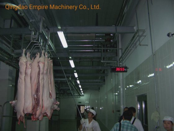 手動搬送レール豚肉屠殺設備肉処理機械