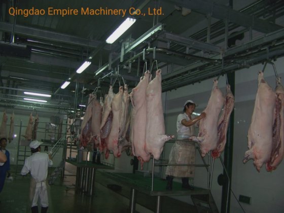 手動搬送レール豚肉屠殺設備肉処理機械