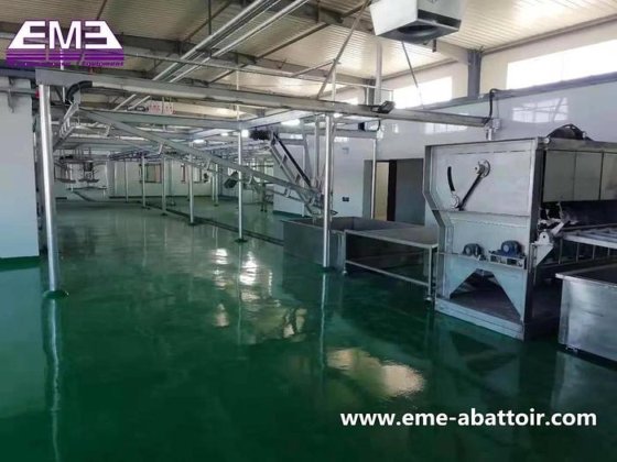 用于肉类加工的屠宰场设备 猪胴体加工 手动输送轨道 定制规模屠宰场