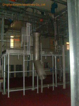 蹄滑りチュート牛屠殺設備用食肉処理場