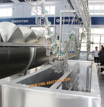 家禽 鴨 鶏 食肉処理場 殺戮機器