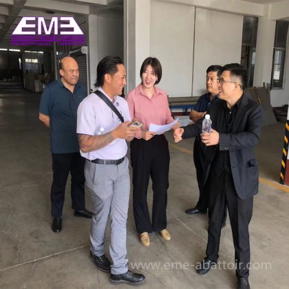 用于屠宰场设备屠宰场的牛礼仪清真屠宰箱锯设备