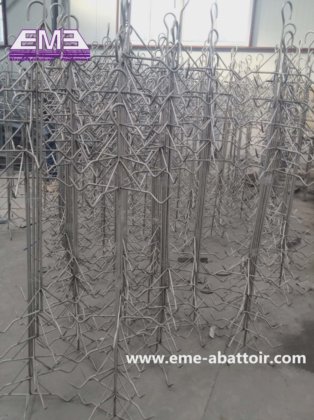 顧客カスタマイズステンレス鋼羊フック肉製品屠殺機械