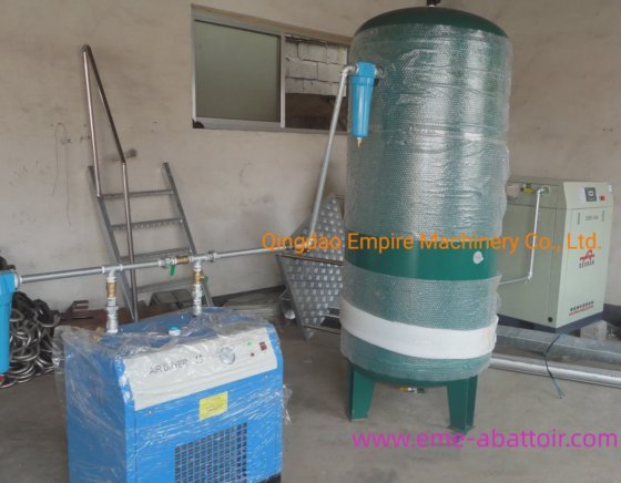 良好供应商 用于屠宰场肉类加工机械的螺杆式空气压缩机 食品机械 牲口屠宰场设备