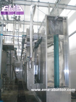 屠宰场机械 屠体蒸汽烫毛通道系统（阀门：欧盟） 生猪屠宰设备