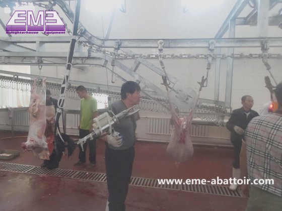 用于山羊屠宰加工设备的蹄液压剪羊毛机