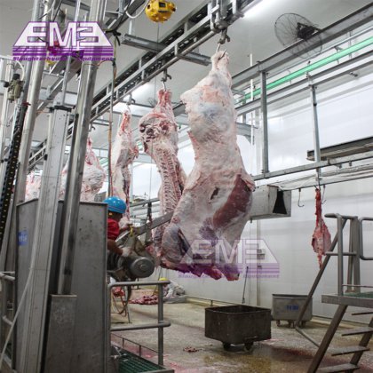 成套牛屠宰场设备 用于牛屠宰设备的牛和清真礼仪屠宰设备