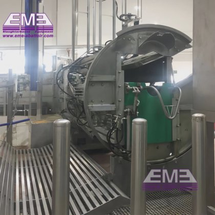 奶牛屠宰场生产线设备 用于牛肉清真仪式屠宰场的杀牛箱屠宰设备