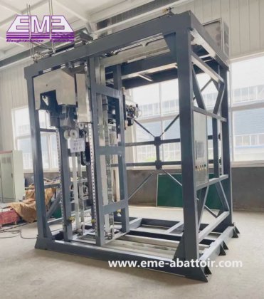 自動分割鋸 豚肉処理場設備 豚肉生産ライン 食肉処理場