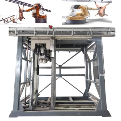 自動分割鋸 豚肉処理場設備 豚肉生産ライン 食肉処理場