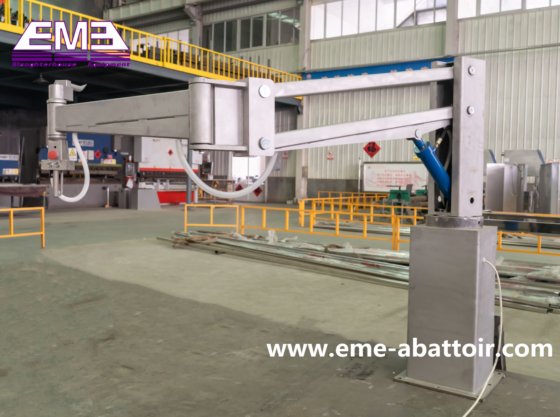 工場供給食肉処理場肉積みアーム設備牛屠殺機械