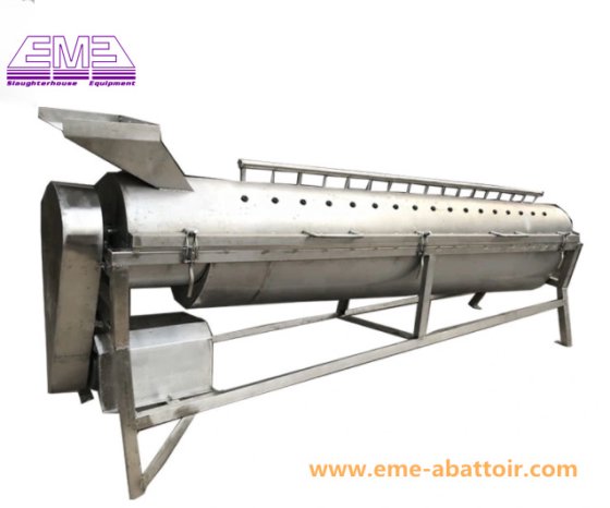 出厂价螺旋式鸡爪剥皮机 家禽设备 鸡爪剥皮切割机 生产线 屠宰机械