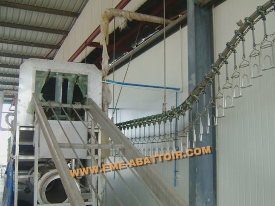 鸡屠宰设备 304 不锈钢和 PVC 输送带禽笼清洗机