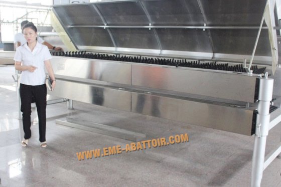 家禽屠殺機器 横型 carcass plucking machine