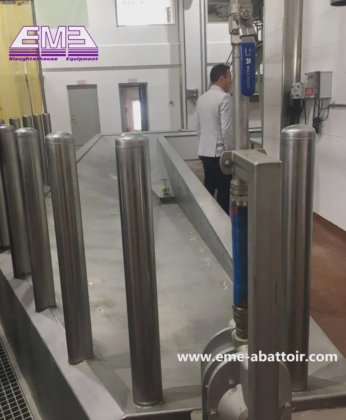 安全定桩式牛屠宰机 牛屠宰工具和屠宰场设备