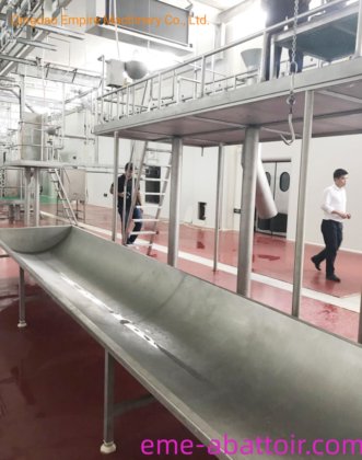 用于奶牛屠宰机的采血槽牛设备