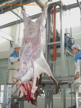 基本的なカスタマイズ牛皮油圧引き抜き肉処理機械屠殺場設備