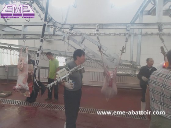 羊用油圧蹄切断機、ヤギと子羊の屠殺設備