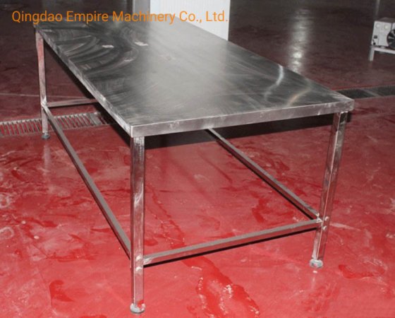 屠殺場設備用の肉処理機械、 trimming とパッケージングテーブル