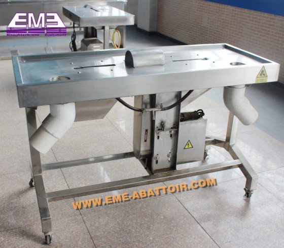 家禽屠殺場内臓皮むき機 肉処理機 鶏肉屠殺ライン