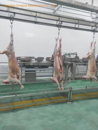 自動出血コンベヤー鉄道羊屠殺設備 肉加工ライン用