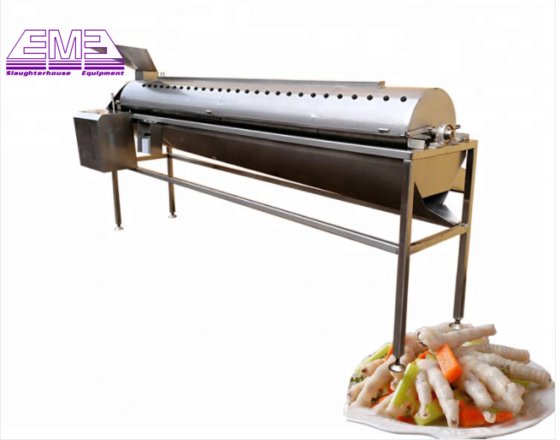 家禽屠宰肉类加工螺旋爪式去皮机 屠宰场设备出售