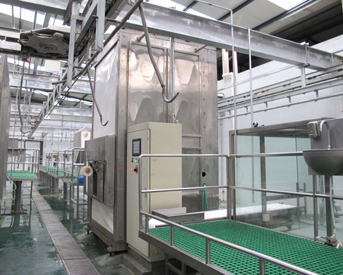 豚の大腸洗浄装置屠殺機械用食肉処理場