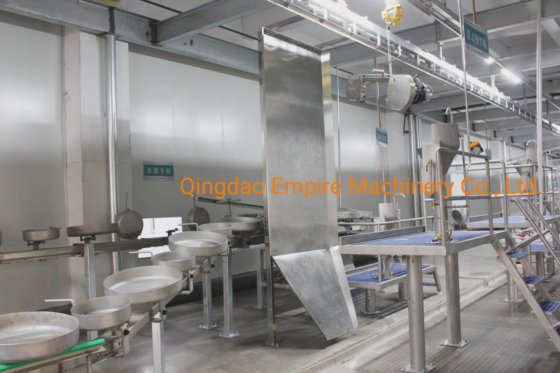 猪内脏同步检疫落地式输送机 屠宰设备