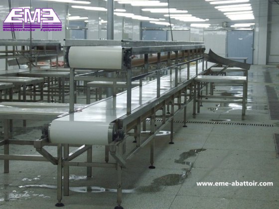 工場直販ベルトリフティングエレベーターコンベヤー機械屠殺場 高速