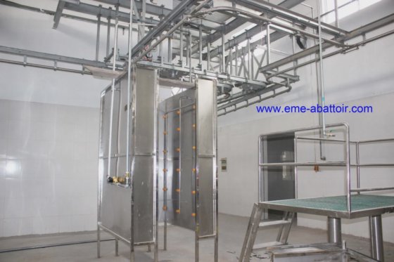 高生産性の牛肉処理機械 家畜屠殺場 スラッターライン設備