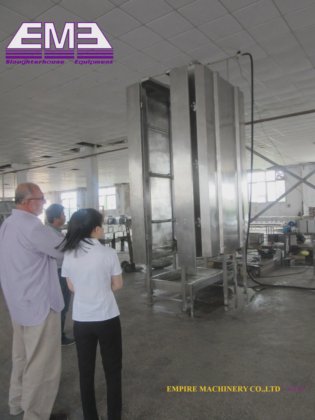 高生産性の牛肉処理機械 家畜屠殺場 スラッターライン設備