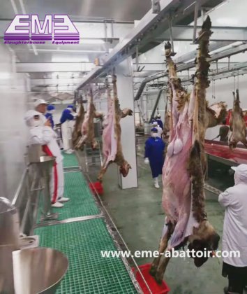 金牌供应商 同步预剥皮输送机 用于屠宰场的绵羊屠宰设备