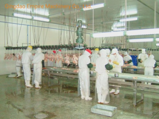 家禽用無骨自動搬送レール屠殺装置