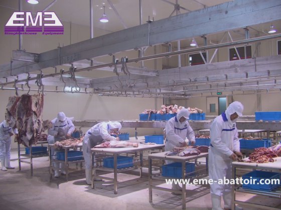 屠殺場肉製品の骨抜きテーブル、最高品質のステンレス鋼製の設備