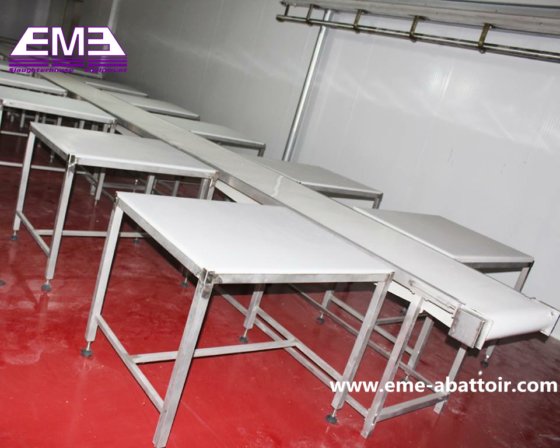 屠殺場肉製品の骨抜きテーブル、最高品質のステンレス鋼製の設備