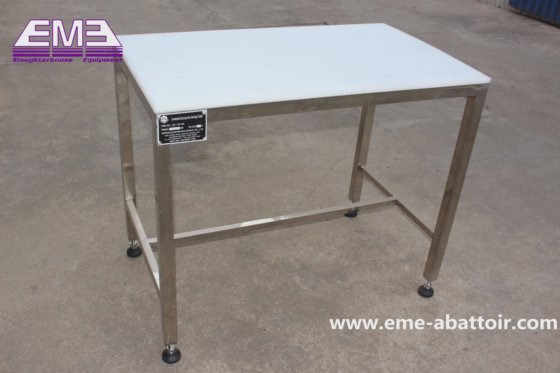 屠殺場肉製品の骨抜きテーブル、最高品質のステンレス鋼製の設備