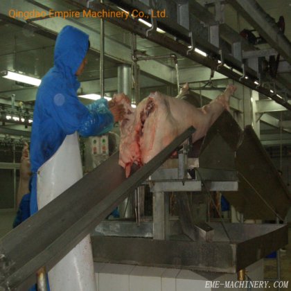 屠殺場用の carcass 横分割鋸