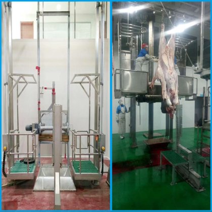 牛屠殺場肉処理設備 牛屠殺ライン 牛肉処理場スタンニング機械