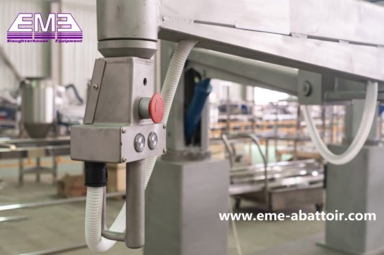 安定した運用の屠殺場設備 肉積載アームロボット 豚屠殺機械