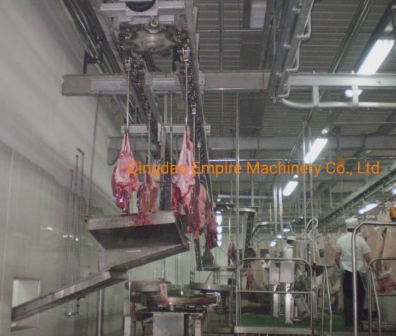 豚内臓同期検疫吊り運搬機屠殺場