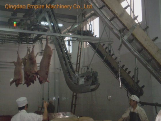 用于屠宰场的猪屠体斜坡提升机 肉类加工机