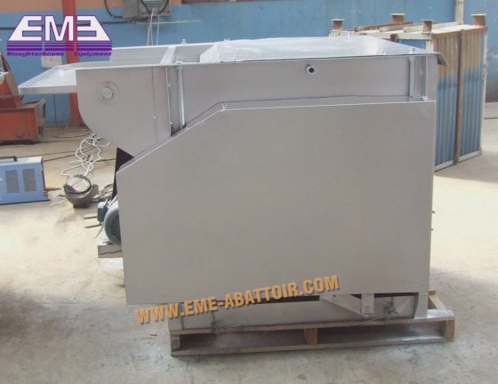 ステンレス鋼製の自動鶏・アヒル・ガチョウ用ボックス型羽毛除去機、小規模屠殺場用の家禽羽毛除去機。