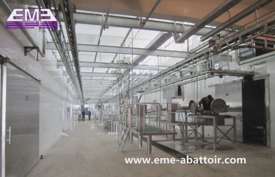 用于肉类加工生产线的多用途猪屠宰场平台屠宰机