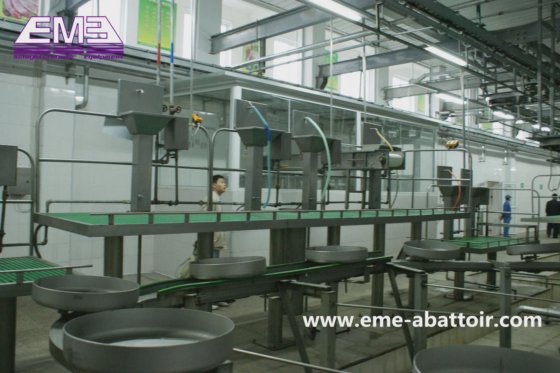 用于肉类加工生产线的多用途猪屠宰场平台屠宰机