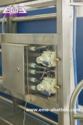 羊の屠殺ライン、ヤギのスタンボックス、アルパカの屠殺機械、肉加工ライン用