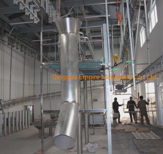 用于屠宰场机械设备的优质交钥匙工程牛蹄滑槽牛屠宰设备