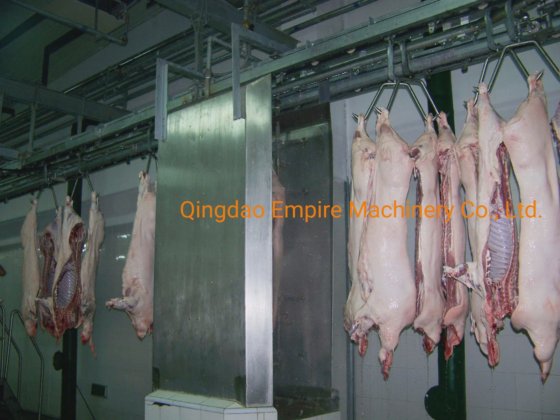 豚洗浄機 清潔な豚の胴体 血抜き後の食肉処理設備 殺戮機械
