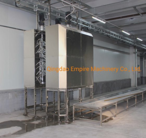 豚洗浄機 清潔な豚の胴体 血抜き後の食肉処理設備 殺戮機械